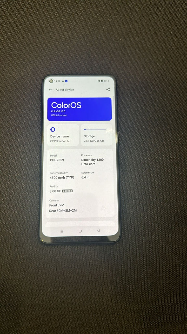 OPPO Reno 8 256GB A Grade Like New