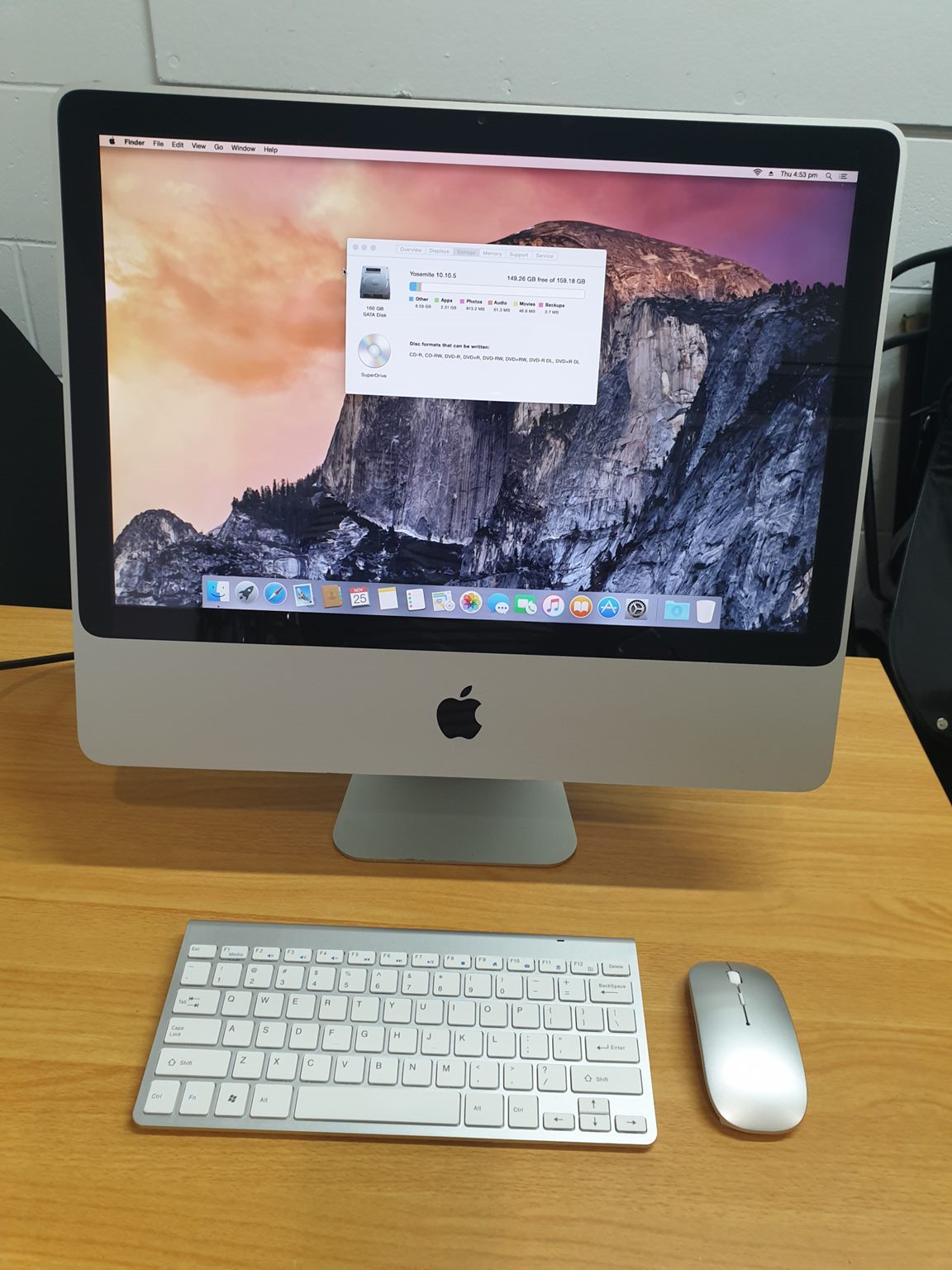 APPLE IMAC 20 INCH ALL IN ONE COMPUTER EX LEASE DESKTOP USED