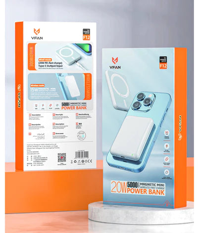 Magnetic PD 20W Wireless Charging Power Bank (5000mAh)