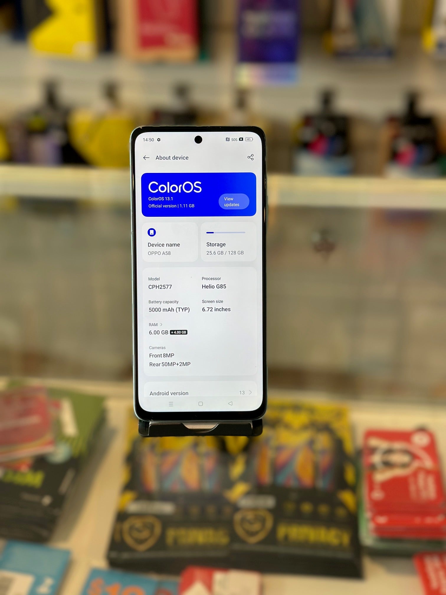 Oppo A58 (6gb+128GB) A Grade Like New