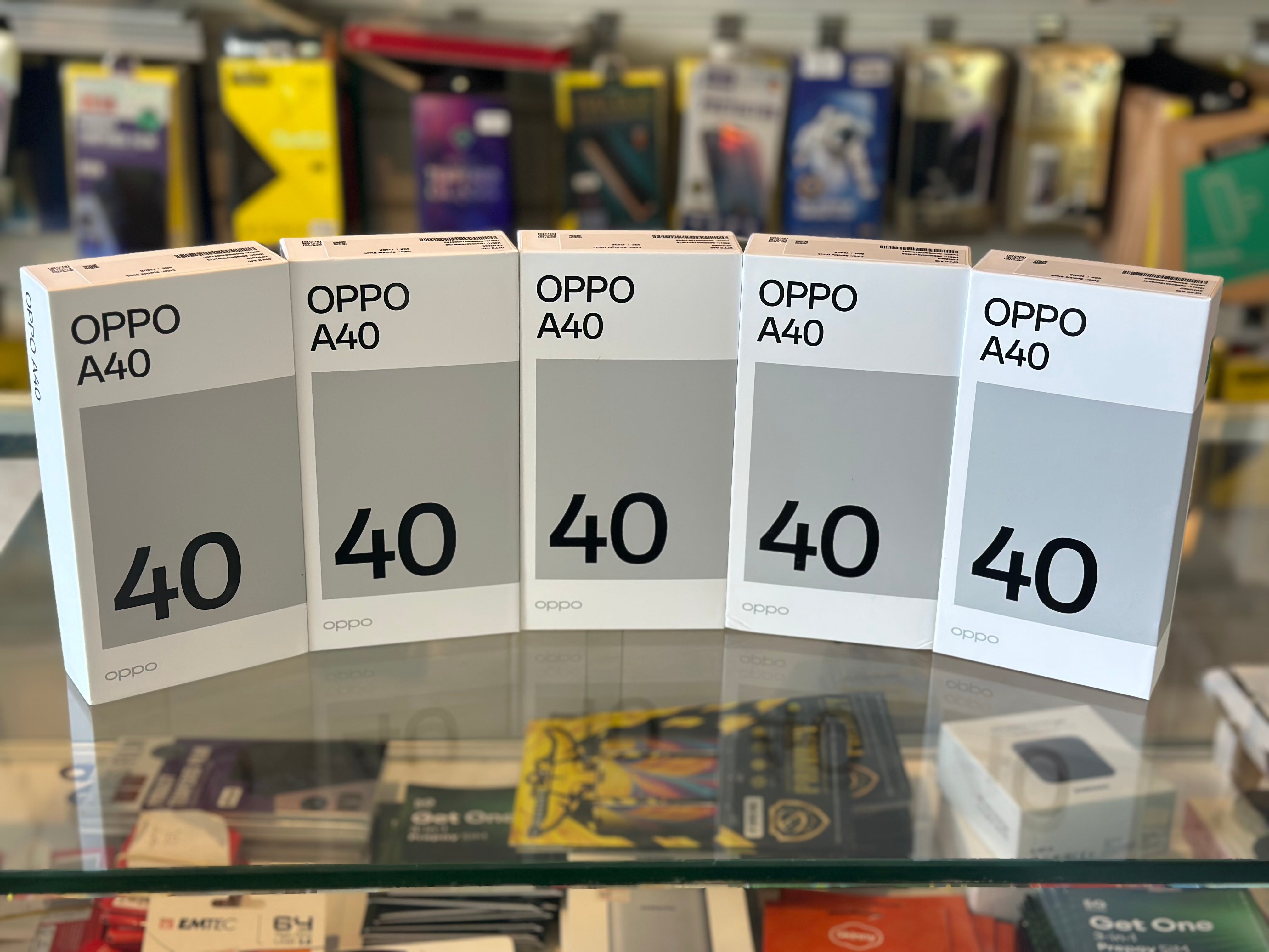 OPPO A40 4G (2024) Dual SIM Smartphone - 6GB+128GB - White/Black