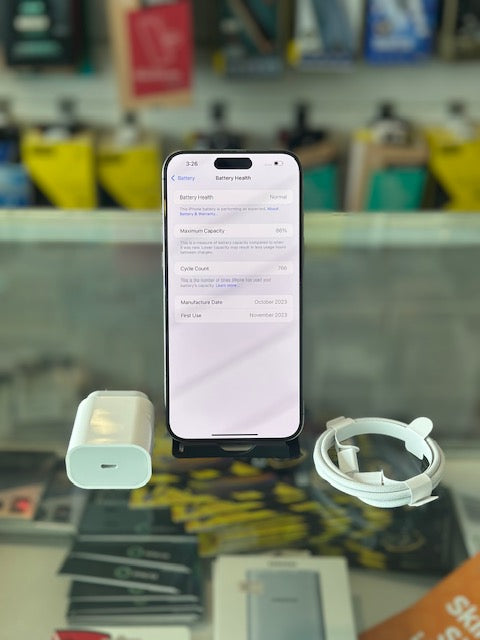 Apple iPhone 15 Pro Max 256GB  Natural Titanium Like New A Grad