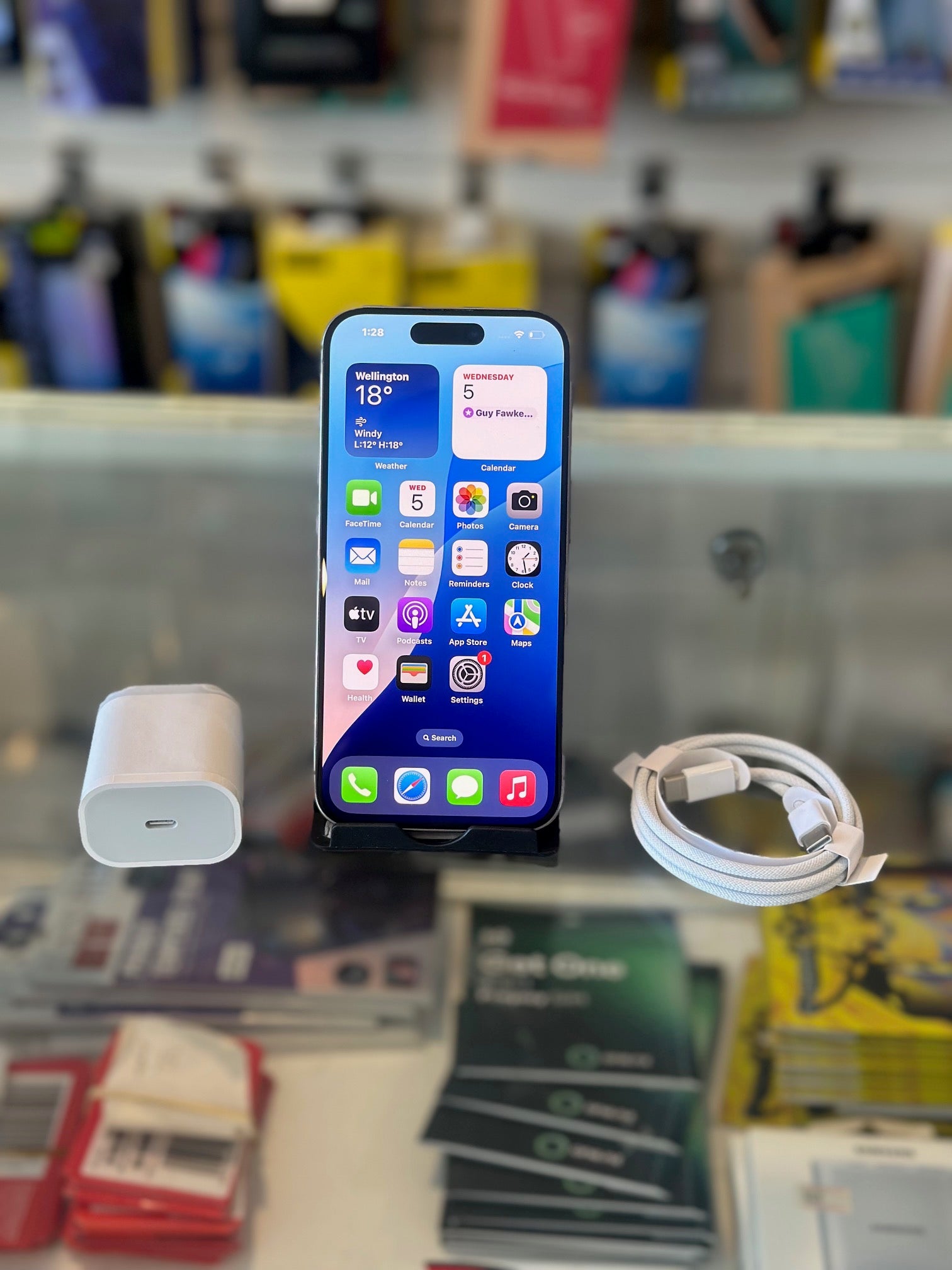 Apple iPhone 15 Pro  128GB  Natural Titanium Like New A Gread