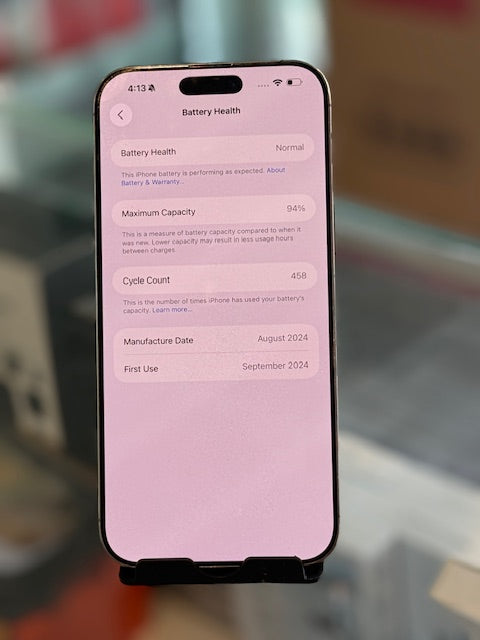 Apple iPhone 16 Pro Max  256GB Gold Like New A Grade