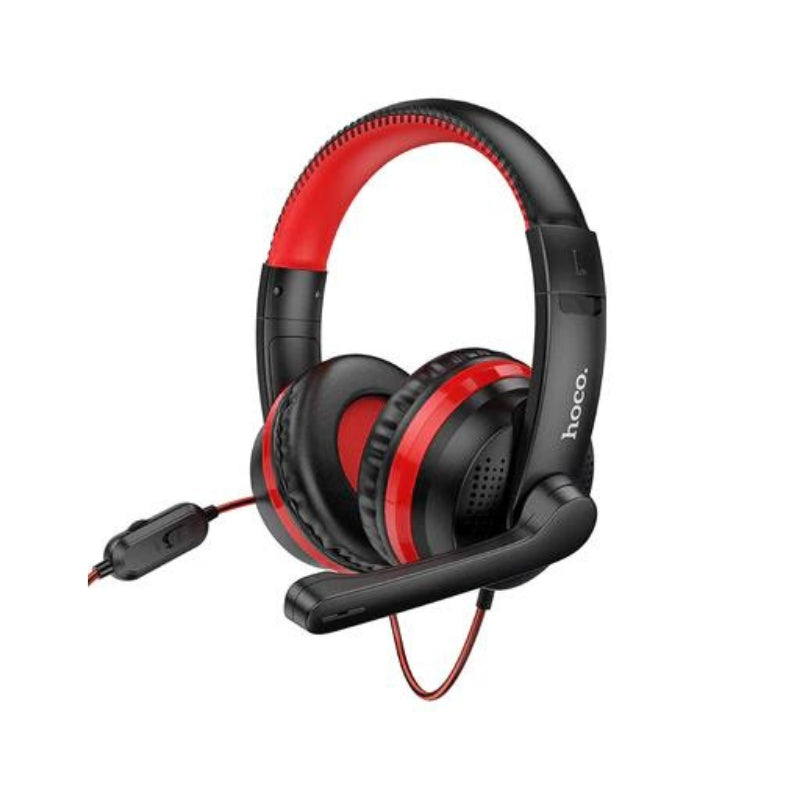 HOCO RED W105 GAMING HEADSET FOR PS4, PS5 & XBOX